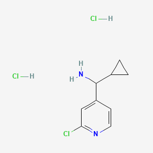 (2-Chloropyridin-4-yl)(cyclopropyl)methanamine dihydrochloride