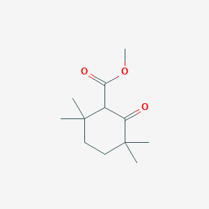 molecular formula C12H20O3 B2532245 Methyl 2,2,5,5-tetramethyl-6-oxocyclohexane-1-carboxylate CAS No. 2551117-50-9