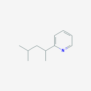 molecular formula C11H17N B2532246 2-(1,3-Dimethyl-butyl)-pyridine CAS No. 82563-71-1
