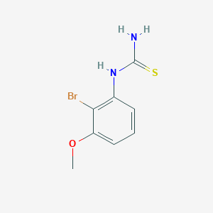 molecular formula C8H9BrN2OS B2532247 (2-Bromo-3-methoxyphenyl)thiourea CAS No. 2172049-96-4