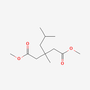 molecular formula C12H22O4 B2532350 Dimethyl 3-isobutyl-3-methylglutarate CAS No. 145328-10-5