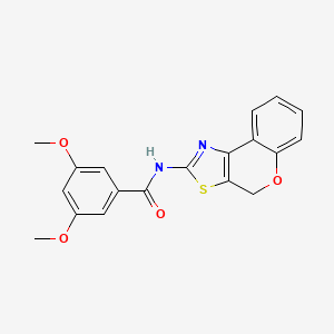 molecular formula C19H16N2O4S B2532355 N-(4H-chromeno[4,3-d]thiazol-2-yl)-3,5-dimethoxybenzamide CAS No. 681157-67-5
