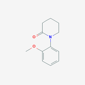 molecular formula C12H15NO2 B2532362 1-(2-Methoxyphenyl)piperidin-2-one CAS No. 1225919-29-8