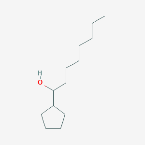 molecular formula C13H26O B2532397 1-Cyclopentyloctan-1-ol CAS No. 305863-56-3