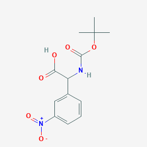 alpha-t-Butoxycarbonylamino-m-nitrophenylacetic acid