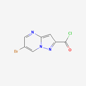 6-Bromopyrazolo[1,5-a]pyrimidine-2-carbonyl chloride
