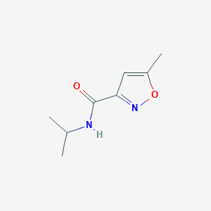 5-methyl-N-(propan-2-yl)-1,2-oxazole-3-carboxamide