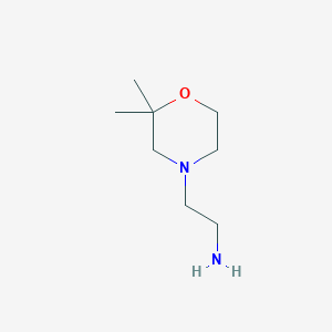 2-(2,2-Dimethylmorpholin-4-yl)ethan-1-amine