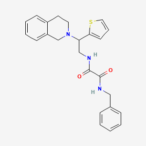 N1-benzyl-N2-(2-(3,4-dihydroisoquinolin-2(1H)-yl)-2-(thiophen-2-yl)ethyl)oxalamide