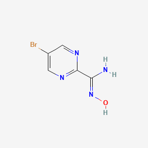 (Z)-5-bromo-N'-hydroxypyrimidine-2-carboximidamide