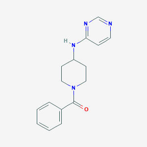 Phenyl-[4-(pyrimidin-4-ylamino)piperidin-1-yl]methanone