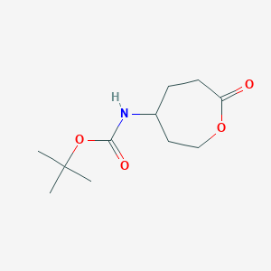 tert-butyl N-(7-oxooxepan-4-yl)carbamate