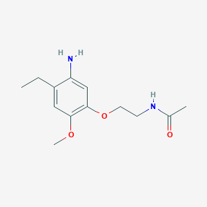 N-(2-(5-Amino-4-ethyl-2-methoxyphenoxy)ethyl)acetamide