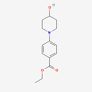 molecular formula C14H19NO3 B2532543 Ethyl 4-(4-hydroxypiperidin-1-yl)benzoate CAS No. 25437-94-9
