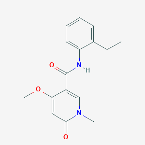 N-(2-ethylphenyl)-4-methoxy-1-methyl-6-oxo-1,6-dihydropyridine-3-carboxamide