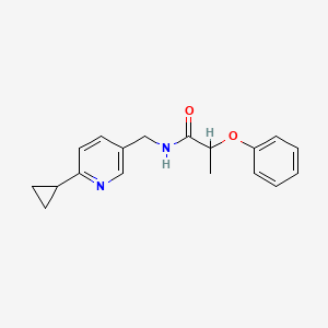 N-[(6-cyclopropylpyridin-3-yl)methyl]-2-phenoxypropanamide