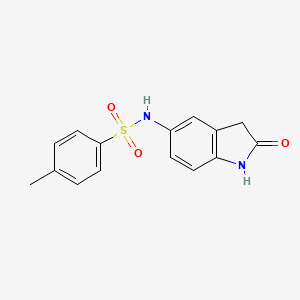 4-methyl-N-(2-oxoindolin-5-yl)benzenesulfonamide