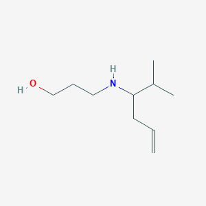 3-((2-Methylhex-5-en-3-yl)amino)propan-1-ol