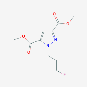 B2532733 Dimethyl 1-(3-fluoropropyl)-1H-pyrazole-3,5-dicarboxylate CAS No. 1975119-32-4
