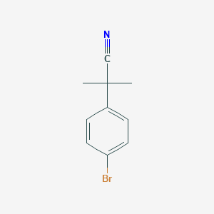 molecular formula C10H10BrN B025328 2-(4-Bromophenyl)-2-methylpropanenitrile CAS No. 101184-73-0