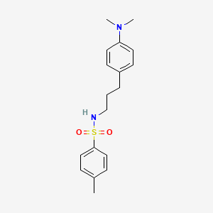 B2532908 N-(3-(4-(dimethylamino)phenyl)propyl)-4-methylbenzenesulfonamide CAS No. 953975-94-5