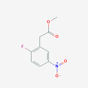 molecular formula C9H8FNO4 B2532947 Methyl 2-(2-fluoro-5-nitrophenyl)acetate CAS No. 1241920-02-4