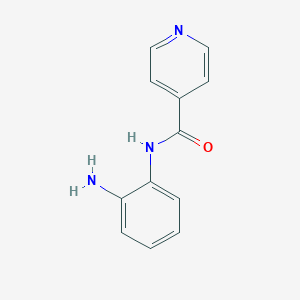 molecular formula C12H11N3O B025330 N-(2-aminophenyl)pyridine-4-carboxamide CAS No. 105101-25-5