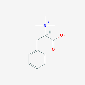 molecular formula C12H18NO2+ B2533027 Phenylalanine betaine CAS No. 125982-49-2
