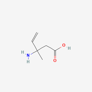 molecular formula C6H11NO2 B2533227 3-Amino-3-methylpent-4-enoic acid CAS No. 15732-42-0