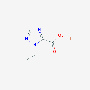 molecular formula C5H6LiN3O2 B2533274 Lithium;2-ethyl-1,2,4-triazole-3-carboxylate CAS No. 2247107-72-6