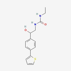1-Ethyl-3-[2-hydroxy-2-(4-thiophen-2-ylphenyl)ethyl]urea