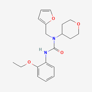 3-(2-ethoxyphenyl)-1-(furan-2-ylmethyl)-1-(tetrahydro-2H-pyran-4-yl)urea