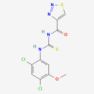 N-(2,4-dichloro-5-methoxyphenyl)-N'-(1,2,3-thiadiazol-4-ylcarbonyl)thiourea