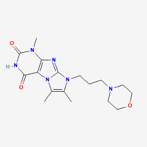 4,7,8-Trimethyl-6-(3-morpholin-4-ylpropyl)purino[7,8-a]imidazole-1,3-dione