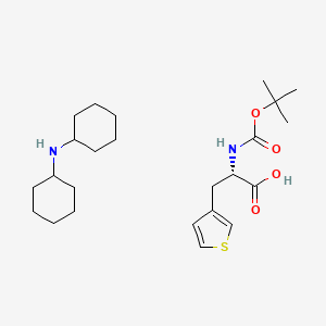 molecular formula C24H40N2O4S B2533566 Boc-L-3-thienylalanine dcha CAS No. 226880-86-0; 83825-42-7
