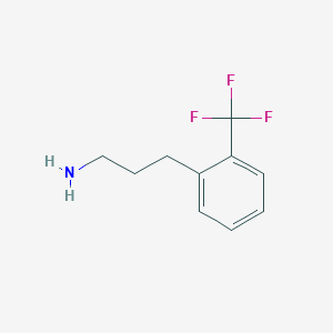 molecular formula C10H12F3N B2533616 3-(2-Trifluoromethyl-phenyl)-propylamine CAS No. 886762-92-1
