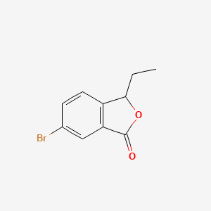 molecular formula C10H9BrO2 B2533652 6-Bromo-3-ethylphthalide CAS No. 121146-18-7