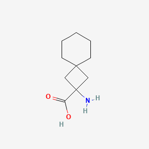 molecular formula C10H17NO2 B2533659 2-Aminospiro[3.5]nonane-2-carboxylic acid CAS No. 1706434-87-8