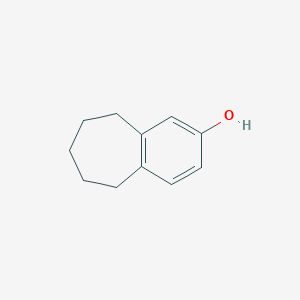 molecular formula C11H14O B2533666 6,7,8,9-tetrahydro-5H-benzo[7]annulen-2-ol CAS No. 1659-93-4