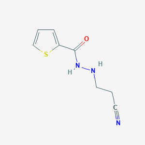N'-(2-cyanoethyl)thiophene-2-carbohydrazide