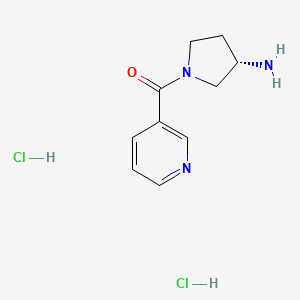 (S)-(3-Aminopyrrolidin-1-yl)(pyridin-3-yl)methanone dihydrochloride