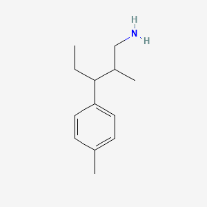 B2533731 2-Methyl-3-(4-methylphenyl)pentan-1-amine CAS No. 2109622-51-5