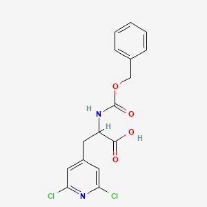 3-(2,6-Dichloropyridin-4-yl)-2-(phenylmethoxycarbonylamino)propanoic acid