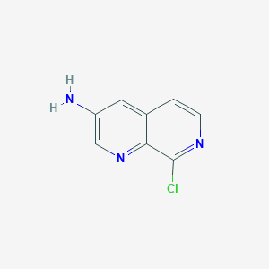 8-Chloro-1,7-naphthyridin-3-amine