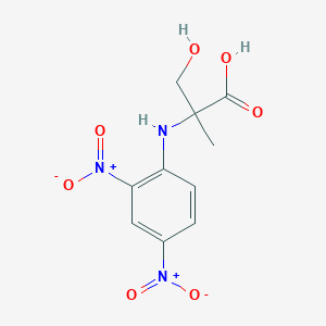 2-(2,4-Dinitroanilino)-3-hydroxy-2-methylpropanoic acid
