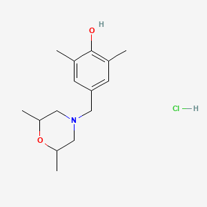 4-[(2,6-Dimethylmorpholino)methyl]-2,6-dimethylphenol hydrochloride