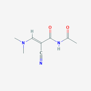 (2E)-N-acetyl-2-cyano-3-(dimethylamino)prop-2-enamide