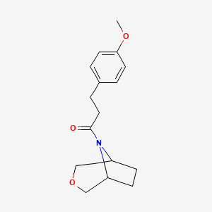 1-((1R,5S)-3-oxa-8-azabicyclo[3.2.1]octan-8-yl)-3-(4-methoxyphenyl)propan-1-one