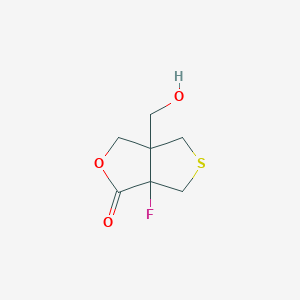 3a-Fluoro-6a-(hydroxymethyl)-4,6-dihydro-1H-thieno[3,4-c]furan-3-one