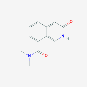 molecular formula C12H12N2O2 B2533866 N,N-dimethyl-3-oxo-2,3-dihydroisoquinoline-8-carboxamide CAS No. 2044871-24-9